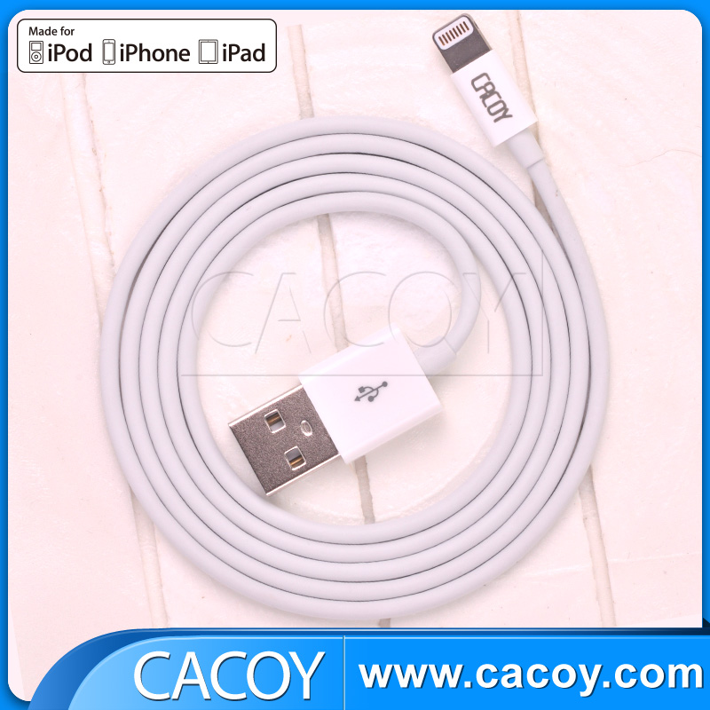 1 M Apple original MFi certificated TPE USB cable for iPhone